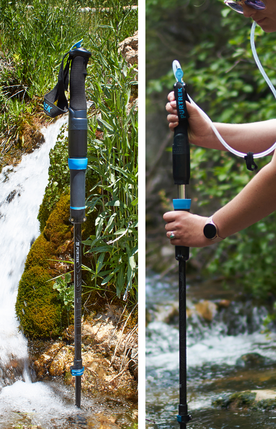 PÜRTREK Solo 2.0 Trekking Pole Water Filtration System