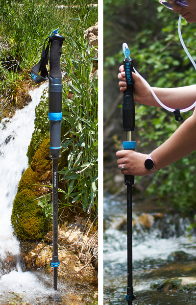 PURTREK - TREK POLE WATER FILTRATION SYSTEM -  SOLO 2.0